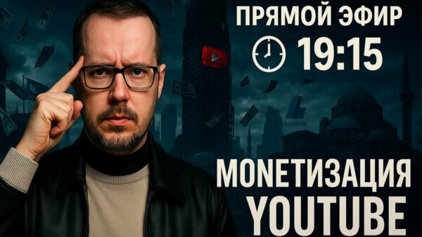 КАК ПОДКЛЮЧИТЬ МОНЕТИЗАЦИЮ YOUTUBE В 2025? Лучшая стратегия. Прямой эфир в 19:15