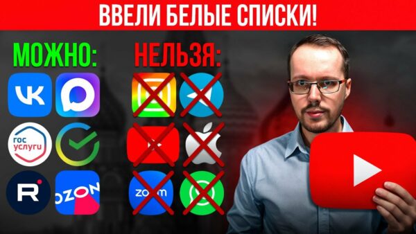 ВНИМАНИЕ! ИНТЕРНЕТ ПО БЕЛЫМ СПИСКАМ В РОССИИ. Это уже случилось
