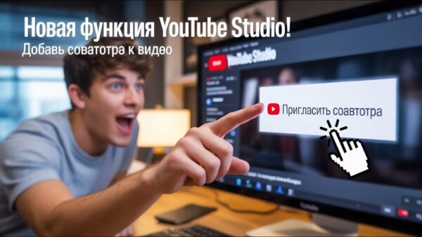 Как добавить соавторов в видео на YouTube | Новая функция «Коллаборации»